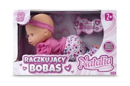 Lalka Natalia bobas raczkujący 32 cm różowy Artyk