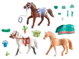 Zestaw z figurkami Horses 71356 3 konie: Morgan, Quarter Horse i Angloar Playmobil