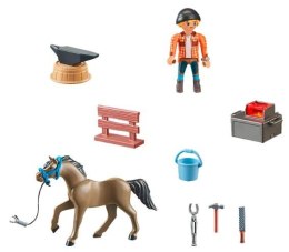 Zestaw z figurkami Horses 71357 Kowal Ben i Achilles Playmobil