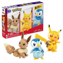 Klocki Pokemon Trio Pokemonów Mega Bloks