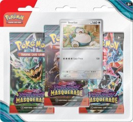 Karty Twilight Masquerade 3-Pak Blister Snorlax Pokemon TCG