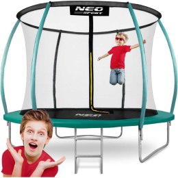 Trampolina ogrodowa profilowana 10ft/312cmz siatką wewnętrzną Neo-Sport Neo-Sport