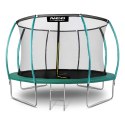 Trampolina ogrodowa profilowana 12ft/374cm z siatką wewnętrzną Neo-Sport Neo-Sport