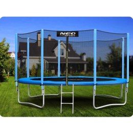 Trampolina ogrodowa 14ft/435cm z siatką zewnętrzną i drabinką Neo-Sport Neo-Sport