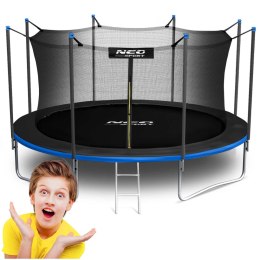 Trampolina ogrodowa 15ft/465cm z siatką wewnętrzną i drabinką Neo-Sport Neo-Sport