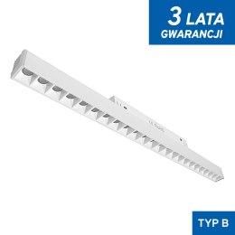 Lampa z diodami do szyn magnetycznych biała 24W 3000K DDCX-GS24-436 - TYP B DomenoLED