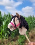 Hobby Horse Mały koń na kiju Premium - bułany A4 Super Hobby Horse