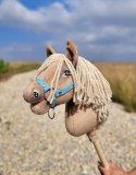 Hobby Horse Mały koń na kiju Premium - izabelowaty A4 Super Hobby Horse