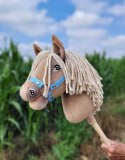 Hobby Horse Mały koń na kiju Premium - izabelowaty A4 Super Hobby Horse