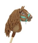 Hobby Horse Mały koń na kiju Premium - jasny kasztan A4 Super Hobby Horse