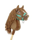 Hobby Horse Mały koń na kiju Premium - jasny kasztan A4 Super Hobby Horse