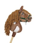 Hobby Horse Mały koń na kiju Premium - western II gniady z ciemną grzywą A4 Super Hobby Horse