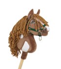 Hobby Horse Mały koń na kiju Premium - western II gniady z ciemną grzywą A4 Super Hobby Horse