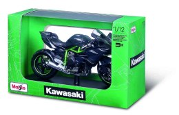 Model metalowy Motocykl Kawasaki Ninja H2 R z podstawką 1/12 Maisto