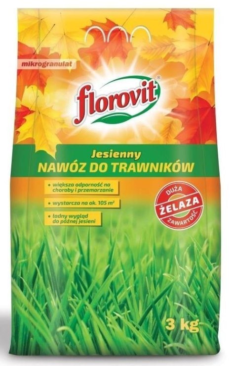 Nawóz Jesienny do Trawnika 3kg Florovit Florovit