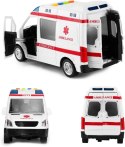 Autko AMBULANS światło dźwięk odgłosy otwierane drzwi Pegaz