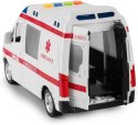 Autko AMBULANS światło dźwięk odgłosy otwierane drzwi Pegaz