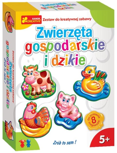 MAGNESY ZWIERZĘTA GOSPODARSKIE I DZIKIE KREATYWNE ZABAWY RANOK