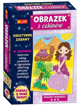 Podróże Egipt Piramidy cekinowy obrazek Ranok RANOK