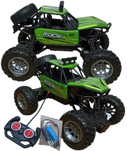 Autko Zdalnie Sterowane MONSTER TRUCK METAL LED RC green #A1 INNY