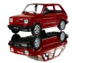 WELLY MALUCH FIAT 126P 1:21 SAMOCHÓD KOLEKCJONERSKI bordowy WELLY