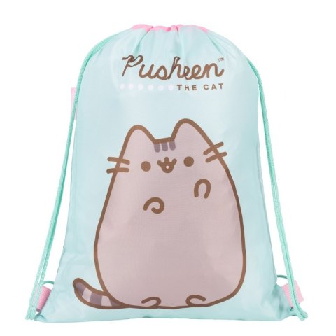 Worek szkolny na obuwie Pusheen mint ST.MAJEWSKI