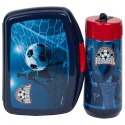 Zestaw śniadaniowy Bidon 330 ml Lunchbox Piłka Football DERFORM