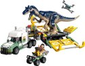 Klocki Jurassic World 76966 Dinomisje: ciężarówka do transportu allozaura LEGO