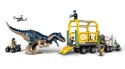 Klocki Jurassic World 76966 Dinomisje: ciężarówka do transportu allozaura LEGO