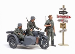 German KS600 Motorcycle & Sidecar 1/35 Tamiya