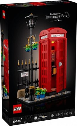 Klocki Ideas 21347 Czerwona londyńska budka telefoniczna LEGO