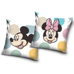 Poszewka velvet 40x40 Mickey i Minnie Carbotex