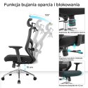 Fotel biurowy ergonomiczny Rosa granatowy ANGEL ANGEL