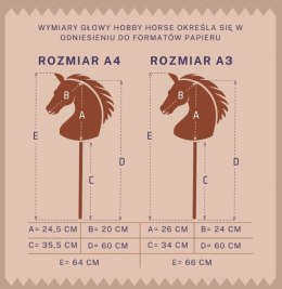 Koń na kiju Hobby Horse HOPPIHORSE A4 czarny Tootiny