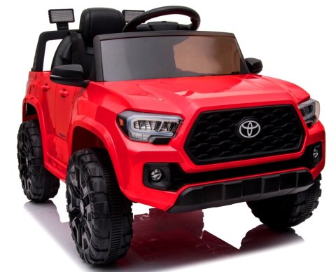 Toyota Tacoma CZERWONY, miękki fotelik pilot Licencja Toyota