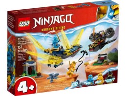 Klocki Ninjago 71798 Nya i Arin - bitwa na grzbiecie małego smoka LEGO