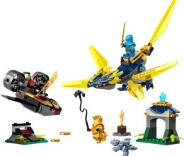 Klocki Ninjago 71798 Nya i Arin - bitwa na grzbiecie małego smoka LEGO