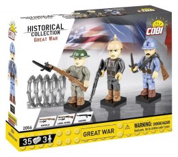 Klocki Great War 3 figurki 35 klocków Cobi Klocki