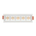 Lampa liniowa Led podtynkowa 10W 3000K BIAŁA JDL-5T DomenoLED