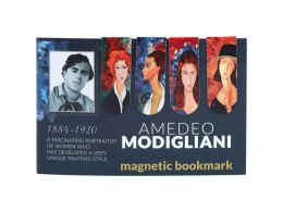 Kpl. 4 zakładek magnetycznych - A. Modigliani (CARMANI) CARMANI