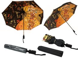 Parasol automatyczny, składany - G. Klimt, Adela (dekoracja pod spodem) (CARMANI) CARMANI