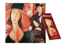 Ściereczka do okularów - A. Modigliani, Kobieta w kapeluszu i Mario Varvogli (CARMANI) CARMANI