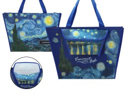 Torba na ramię z kieszonką - V. van Gogh, Gwiaździsta Noc nad Rodanem (CARMANI) CARMANI