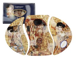 Talerz dekoracyjny - G. Klimt, 3 części CARMANI