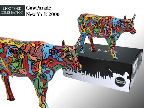 CowParade Moo York Celebration New York 2000, autor: Billi The Artist. HANIPOL