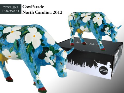 CowParade North Carolina 2012, Cowalina Dogwood, autor: Molly Brown Roberts. HANIPOL