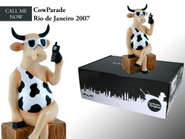 CowParade Rio de Janeiro 2007, Vall me now, autor: Lenny Niemeyer HANIPOL