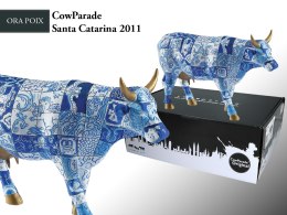 CowParade Santa Catarina 2011, Ora Poix, autor: Marcos Hass Horn. HANIPOL