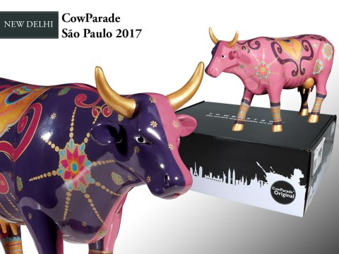 CowParade Sao Paulo 2017, New Delhi, autor: Marcia Aftimus. HANIPOL