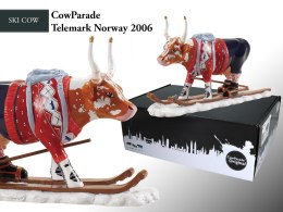 CowParade Telemark Norway 2006, Ski Cow - aka Loypelin Lauslam, autor: Maria Foss. HANIPOL